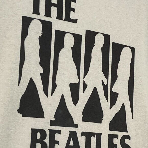 Abbey Road Crosswalk The Beatles Handmade Custom Shirt Sublimation Rock n Roll L - Picture 6 of 9